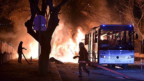 Сразу после взрыва автобуса с офицерами Генштаба Турции