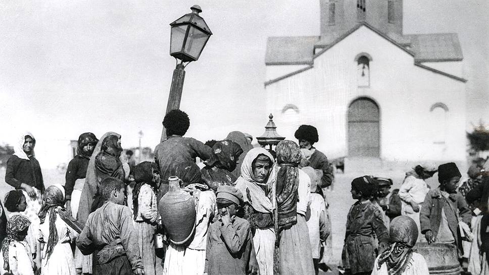 Армянские беженцы в Баку, 1918 год
